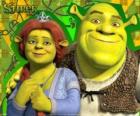 Shrek ve Fiona aşık ve çok mutlu